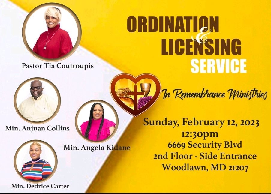 Ordination & Licensing Service, IRM